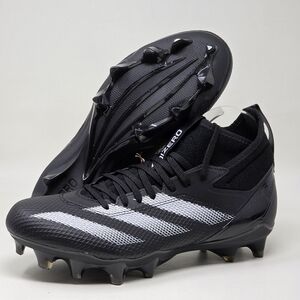 Adidas Adizero Impact Football Cleats Black White IE9661 Men’s Size 10 New